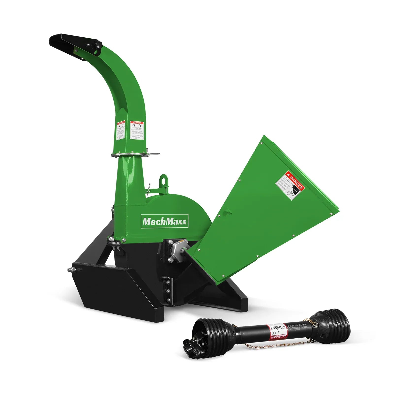 MechMaxx 3-Point PTO Wood Chipper Attachment for Tractors up to 45HP with PTO Shaft Included, Model BX42S