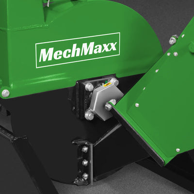 MechMaxx 3-Point PTO Wood Chipper Attachment for Tractors up to 45HP with PTO Shaft Included, Model BX42S