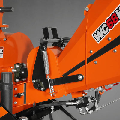 MechMaxx 6" Hydraulic Feeding PTO Wood Chipper for 20–50HP Tractors, Model WC68H