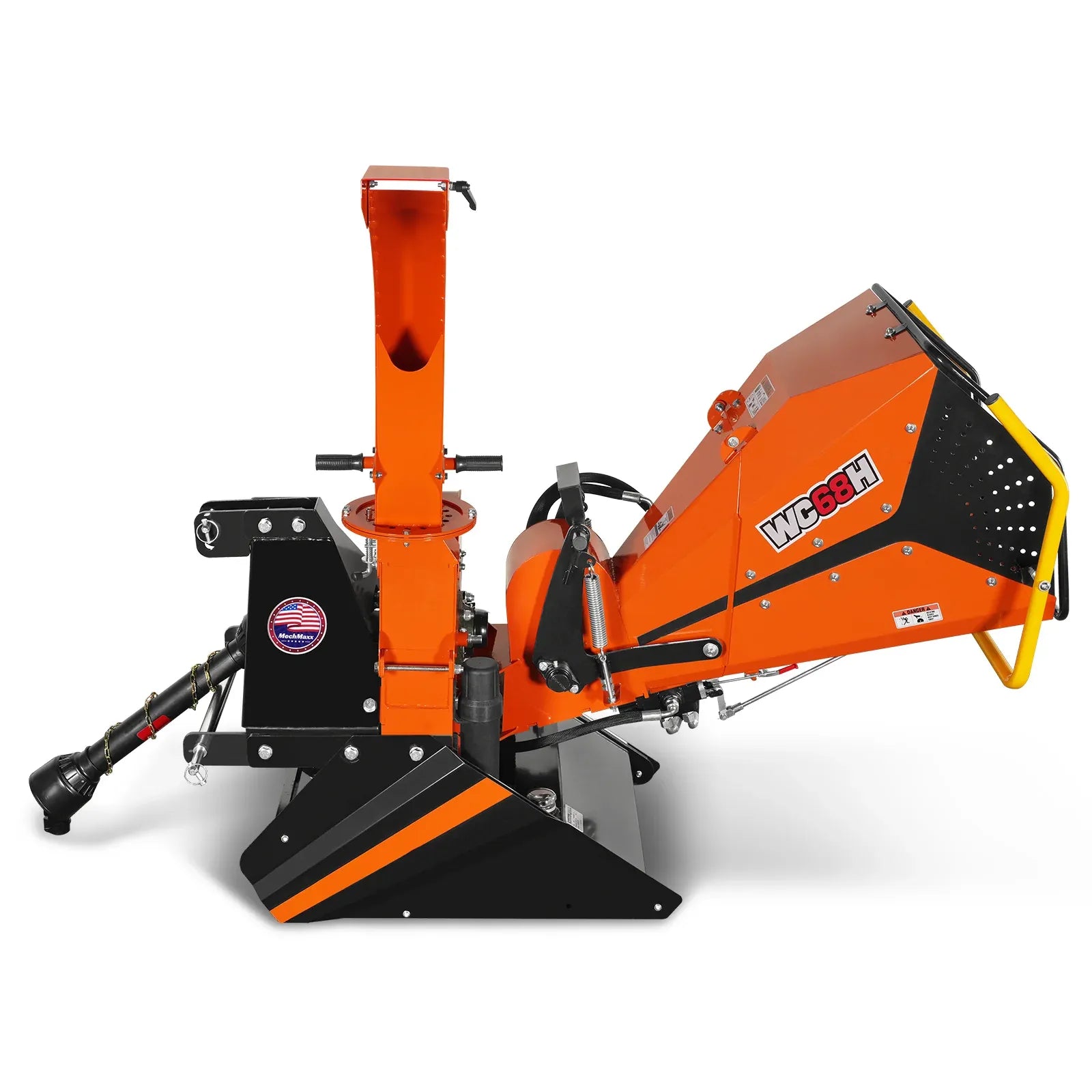 MechMaxx 6" Hydraulic Feeding PTO Wood Chipper for 20–50HP Tractors, Model WC68H