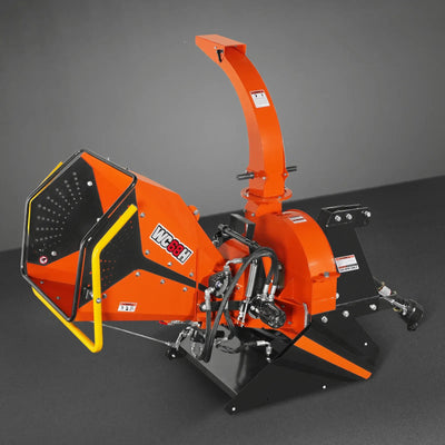 MechMaxx 6" Hydraulic Feeding PTO Wood Chipper for 20–50HP Tractors, Model WC68H