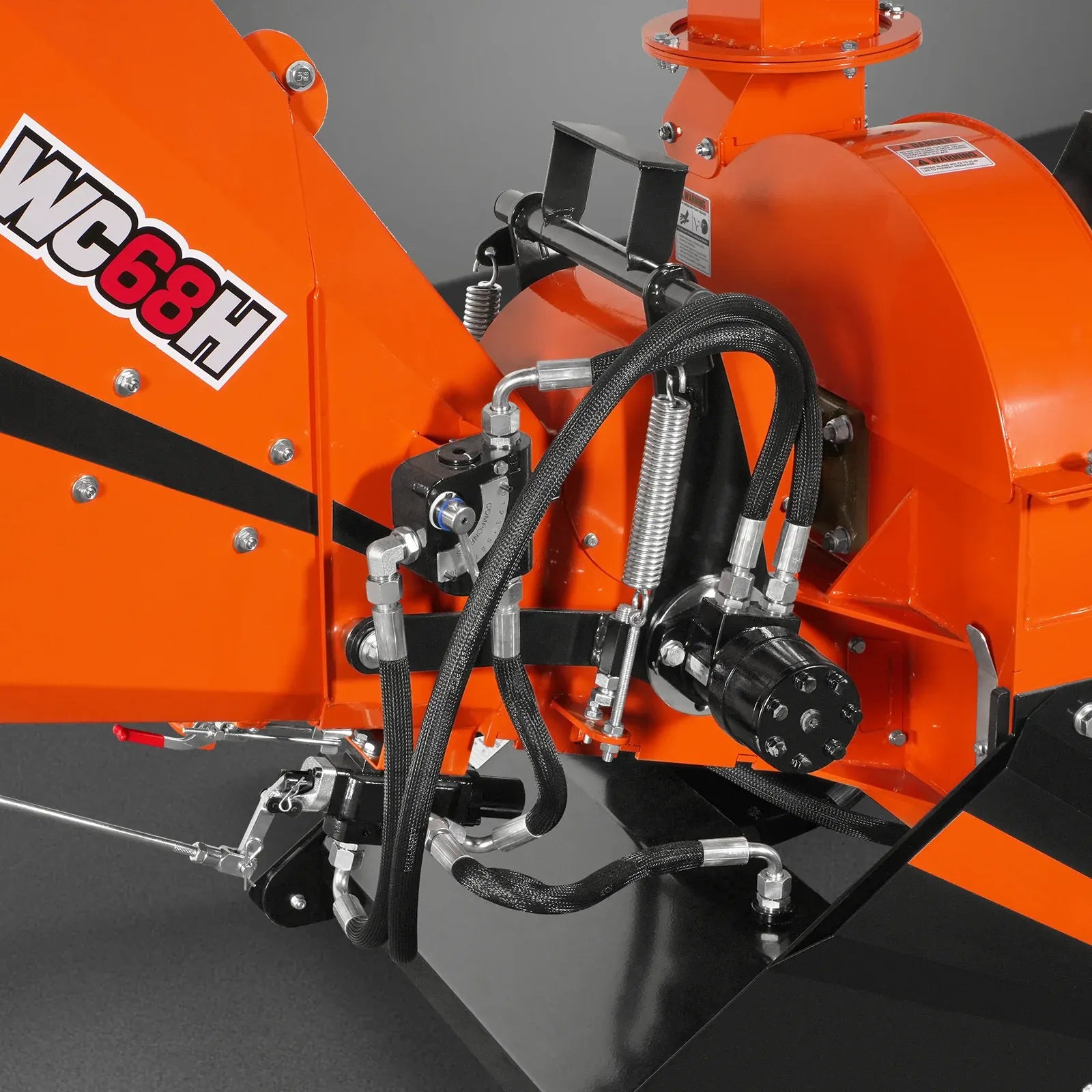 MechMaxx 6" Hydraulic Feeding PTO Wood Chipper for 20–50HP Tractors, Model WC68H