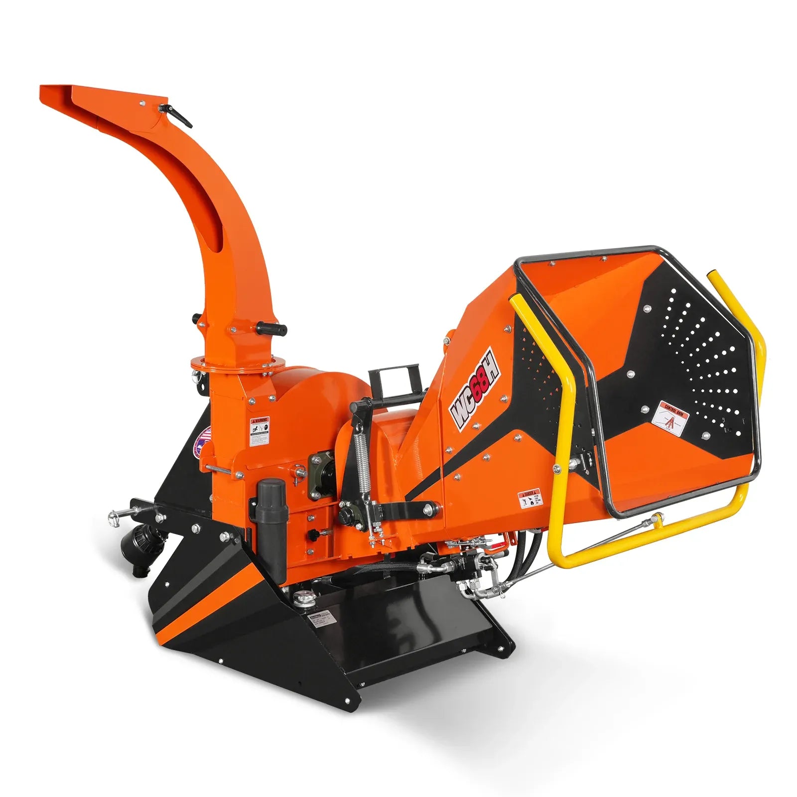 MechMaxx 6" Hydraulic Feeding PTO Wood Chipper for 20–50HP Tractors, Model WC68H