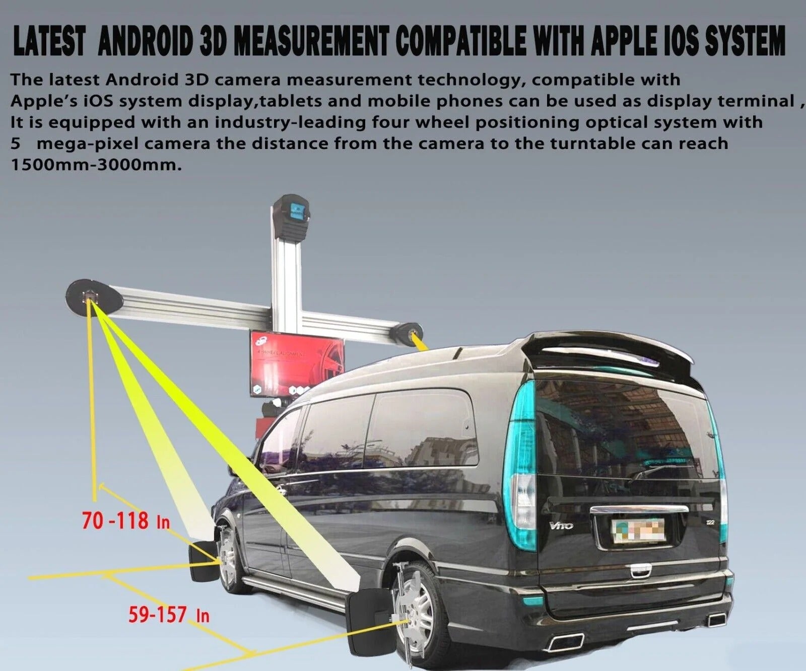 Katool KT-AV9 Pro 3D Wheel Alignment Machine for Professional Shops