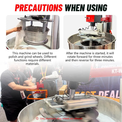Katool RPM-80 Rim Polishing and Grinding Machine for Rust Removal and Repair