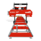 MechMaxx 32" Portable Sawmill with HONDA GX390 Engine, 20' Track Length with Extension and 5 Blades Included, Model SM-32