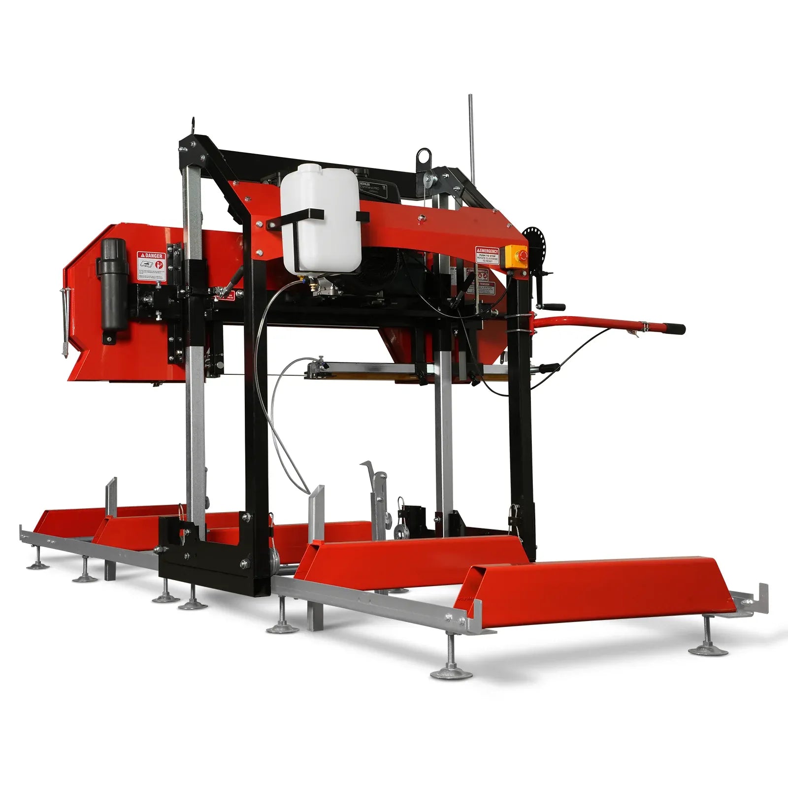 MechMaxx 32" Portable Sawmill with KOHLER CH440 429cc Engine, 26.5" Board Width, 13' Track Length, Model SM-32