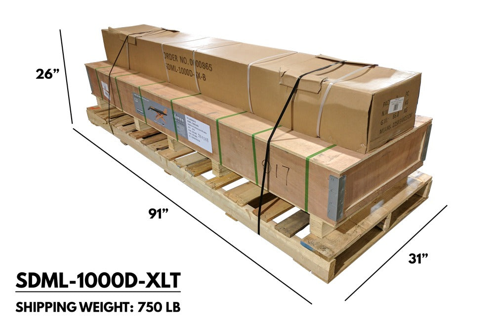 Titan SDML-1000D-XLT Extended Length 1,000 lb Motorcycle Lift