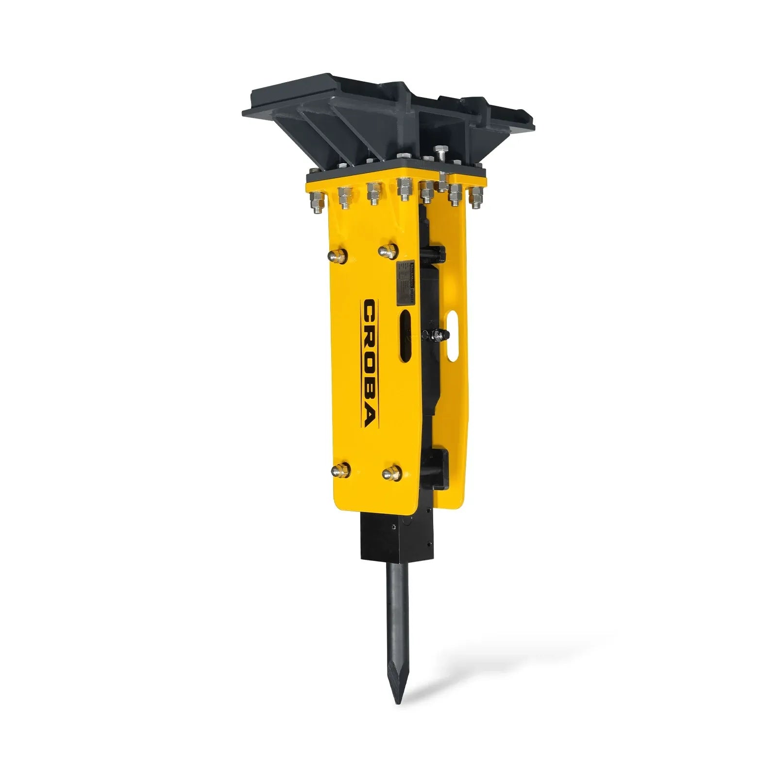 MechMaxx 300 ft-lbs Hydraulic Concrete Breaker Hammer Attachment for Mini Skid Steer
