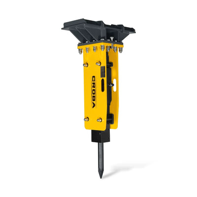 MechMaxx 300 ft-lbs Hydraulic Concrete Breaker Hammer Attachment for Mini Skid Steer