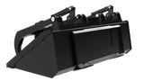 Top Dog Attachments 60" Low Profile Dirt Bucket with Grapple for Skid Steers
