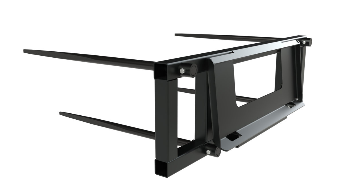 Top Dog Attachments Double Round Bale Spear for Skid Steers and Tractors