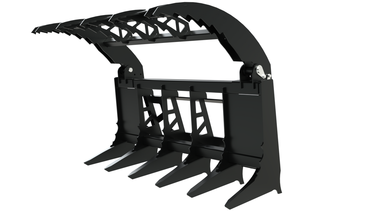 Top Dog Attachments 54" Granite Grapple for Compact Tractors and Skid Steers with John Deere Mounts