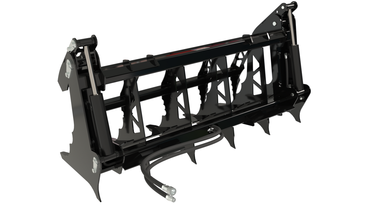 Top Dog Attachments 54" Granite Grapple for Compact Tractors and Skid Steers with John Deere Mounts