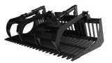 Top Dog Attachments 75" Brush Bucket with Grapple for Skid Steers