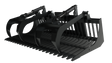 Top Dog Attachments 62" Brush Bucket with Grapple for Skid Steers