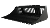 Top Dog Attachments 75" Rock Bucket for Skid Steers, 3 Inch Tine Spacing