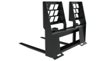 Top Dog Attachments Walk Through Pallet Forks for Skid Steers, 4,400 lb Capacity with Hardox Slider Bar