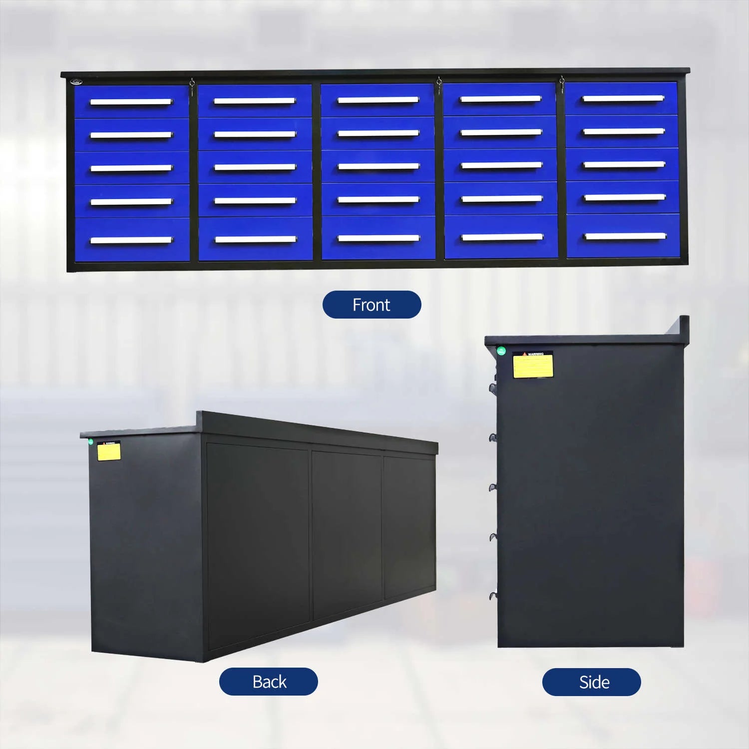 Chery Industrial Heavy-Duty Workbench with 25 Drawers 10 ft - WW000184