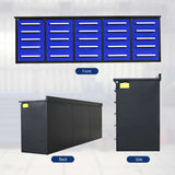 Chery Industrial Heavy-Duty Workbench with 25 Drawers 10 ft - WW000184
