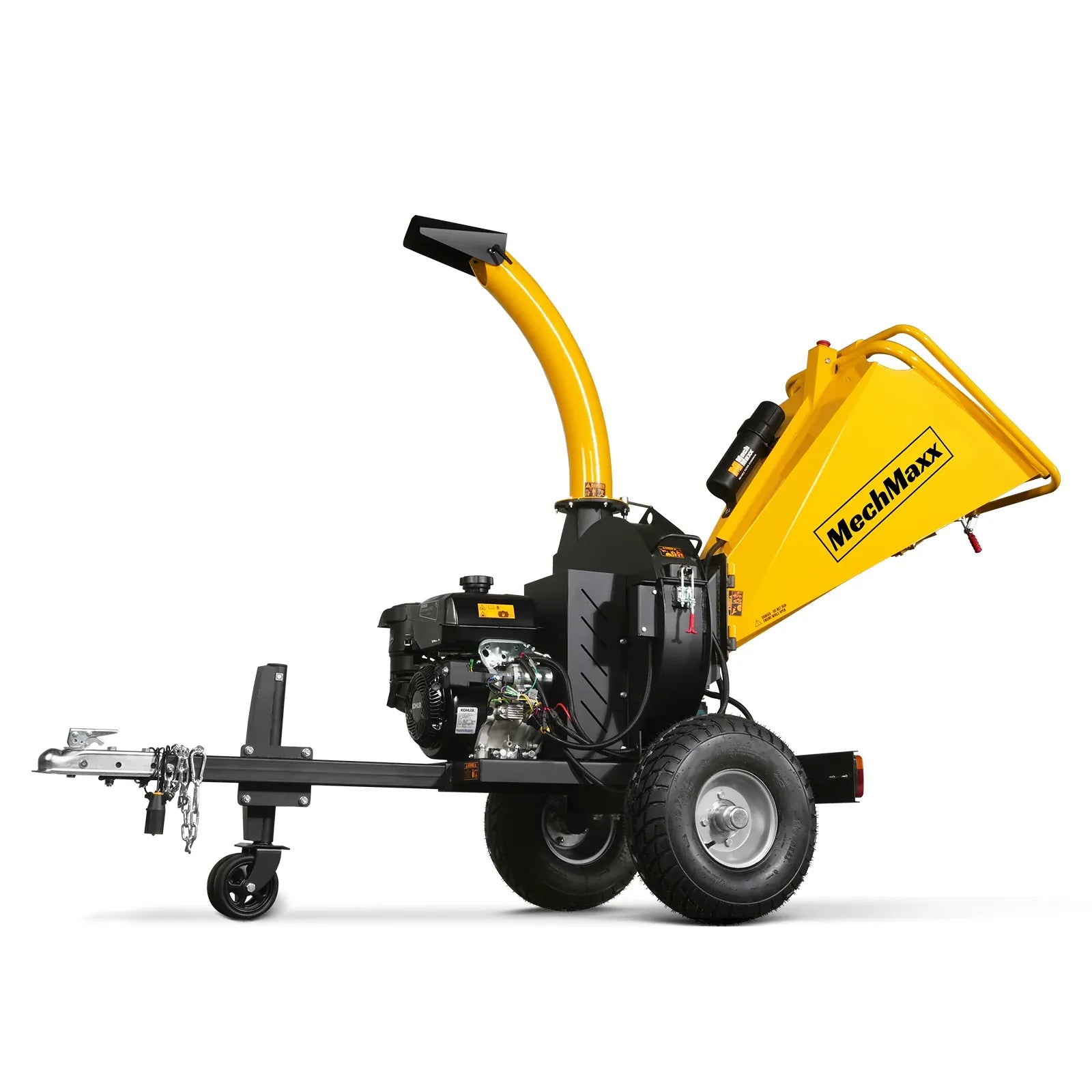 MechMaxx 5" 14HP 429cc KOHLER Disc Wood Chipper with Taillight, Model P4205