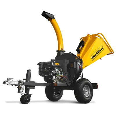 MechMaxx 5" 14HP 429cc KOHLER Disc Wood Chipper with Taillight, Model P4205