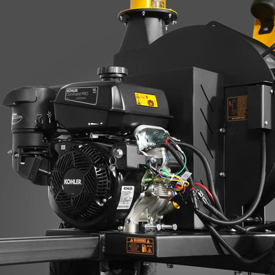 MechMaxx 5" 14HP 429cc KOHLER Disc Wood Chipper with Taillight, Model P4205
