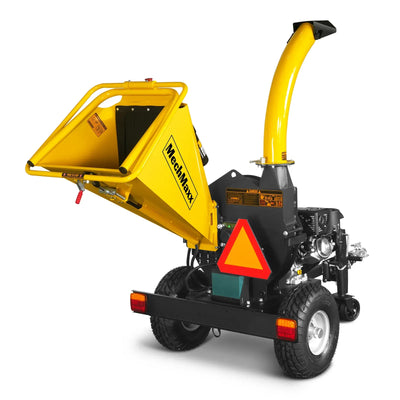 MechMaxx 5" 14HP 429cc KOHLER Disc Wood Chipper with Taillight, Model P4205