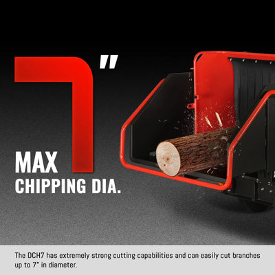 MechMaxx 7" 25HP 750cc ZONSEN Hydraulic Feed Wood Chipper, Model DCH7