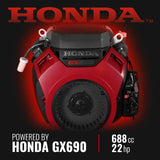 MechMaxx 7" HONDA GX690 22HP Hydraulic Feed Wood Chipper, Model DCH7