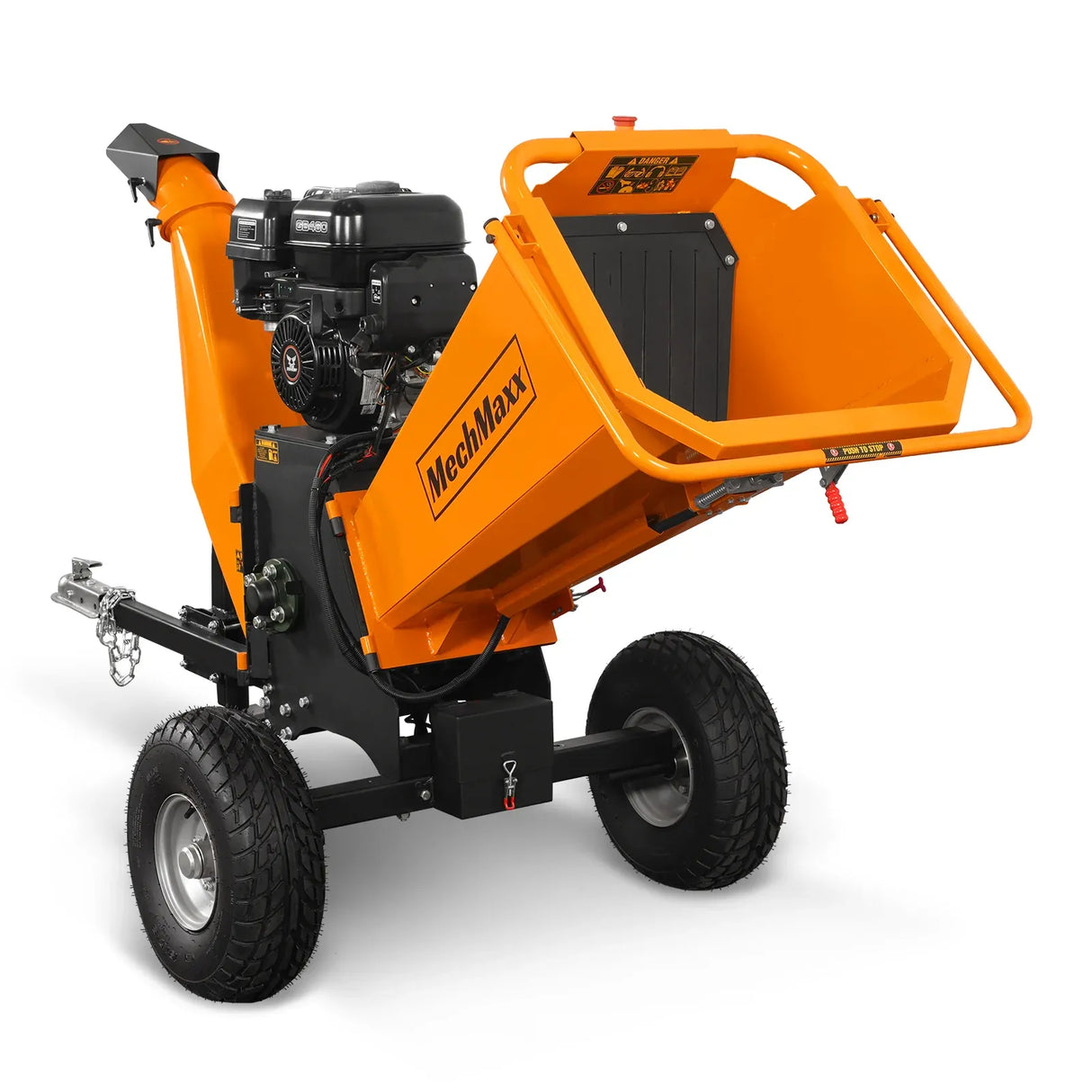 MechMaxx 6" 15HP 459cc ZONSEN E-Start Drum Wood Chipper, Model P4206