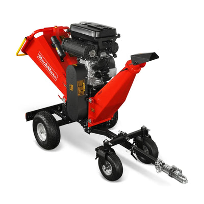 MechMaxx 8" 35HP 1000cc ZONSEN 4-Wheel Drum Wood Chipper with Taillight, Model B200