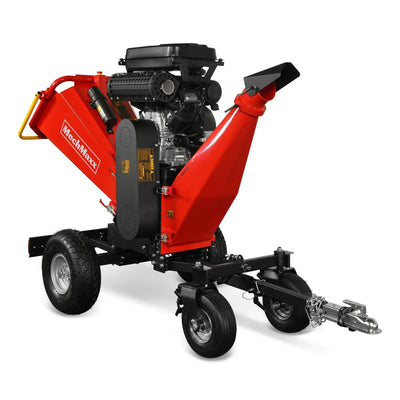 MechMaxx 8" 35HP 1000cc ZONSEN 4-Wheel Drum Wood Chipper with Taillight, Model B200