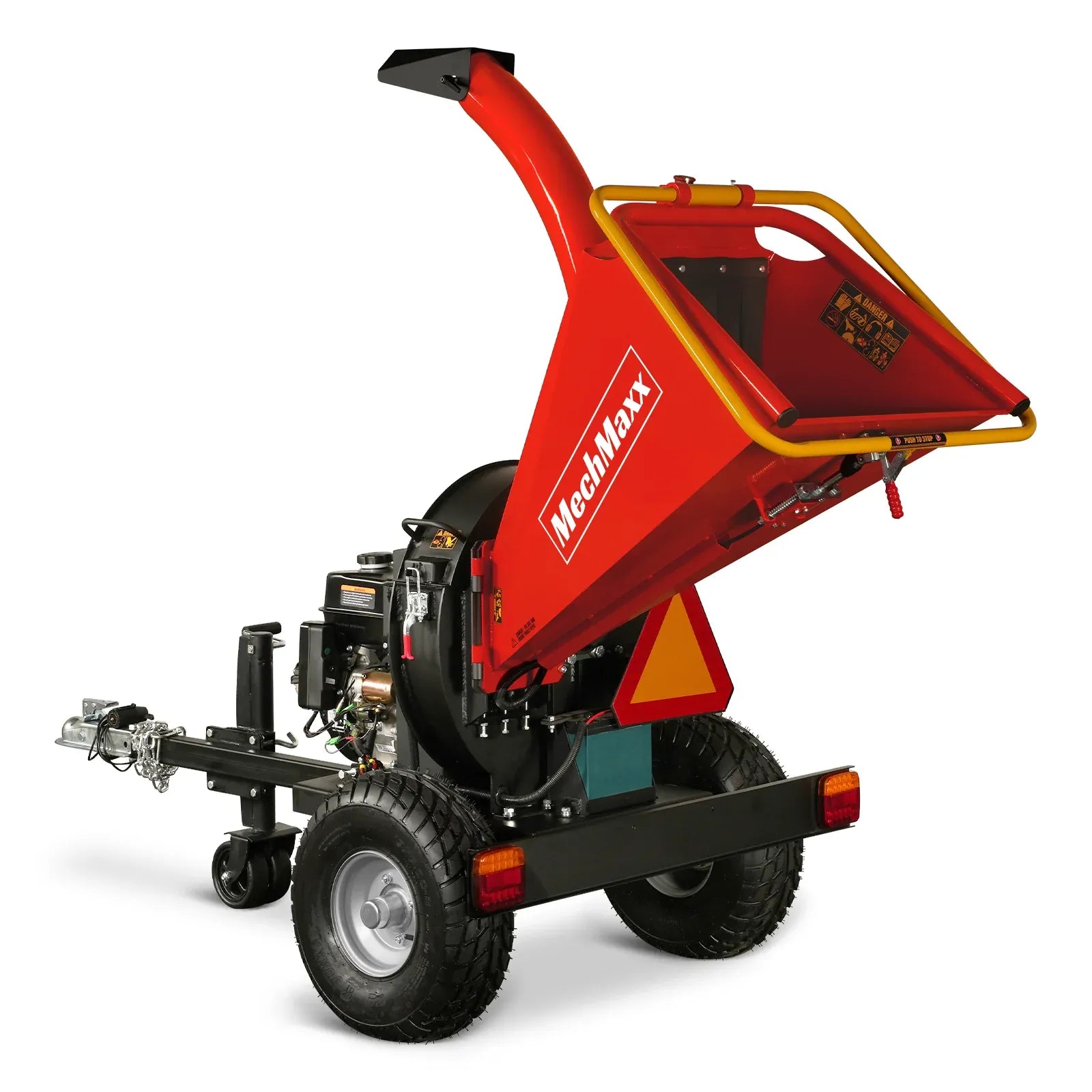 MechMaxx 5" 15HP 420cc DUCAR E-Start Disc Wood Chipper with Taillight, Model P4205