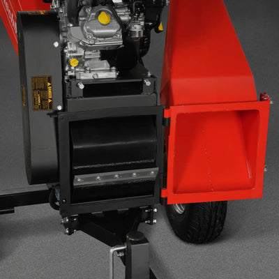 MechMaxx 6" 14HP 408cc VANGUARD E-Start Drum Wood Chipper, Model P4206