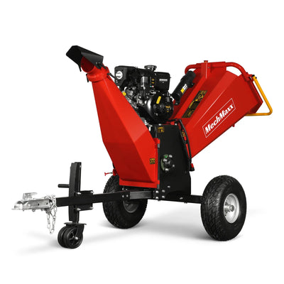 MechMaxx 6" 14HP 408cc VANGUARD E-Start Drum Wood Chipper, Model P4206