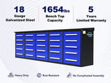 Chery Industrial Heavy-Duty Workbench with 25 Drawers 10 ft - WW000184