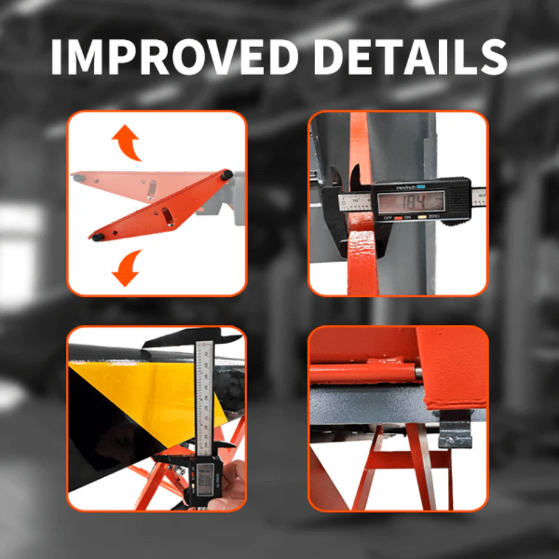 Katool KT-X90E 8,000 lb Electric Mid-Rise Scissor Lift with Low-Profile Base
