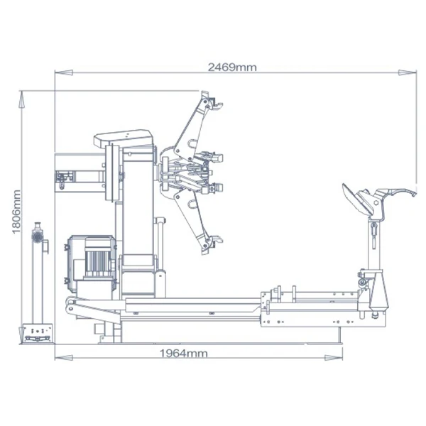 Katool KT-T160 Truck Tire Changer & KT-B795 Truck Wheel Balancer Combo