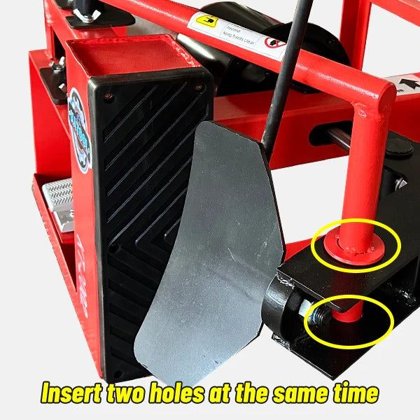 Katool KT-2002 Manual Bead Breaker Tire Changer for Home Garage Use